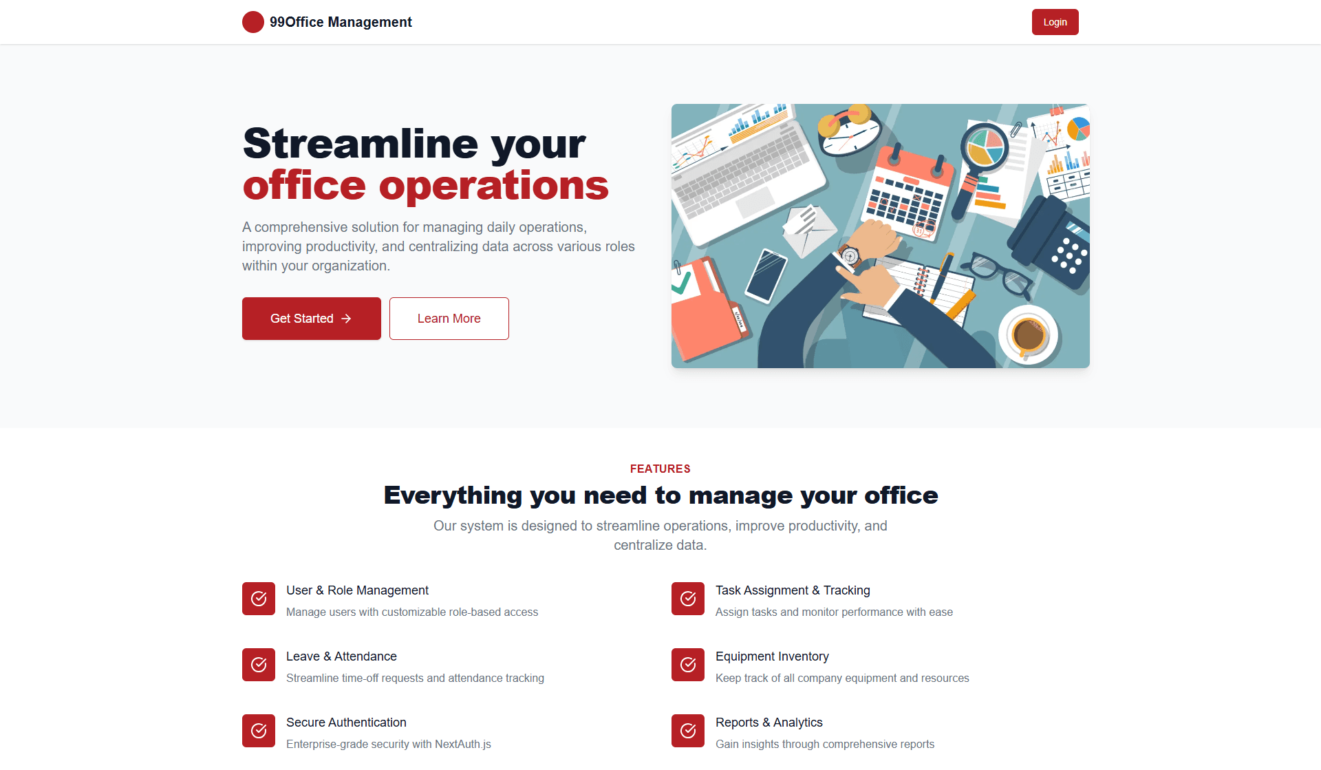 99 Office Management ERP System
